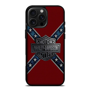 HARLEY DAVIDSON FLAG CARBON iPhone 16 Pro Max Case Cover