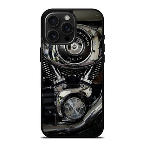 HARLEY DAVIDSON POLICE ENGINE iPhone 16 Pro Max Case Cover HARLEY DAVIDSON POLICE ENGINE iPhone 16 Pro Max Case Cover