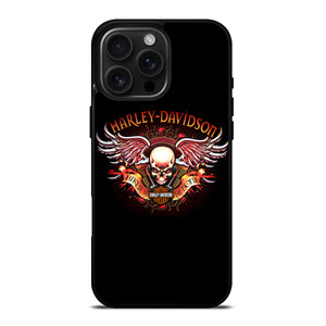 HARLEY DAVIDSON WING SKULL LOGO iPhone 16 Pro Max Case Cover