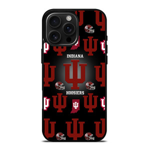 INDIANA HOOSIERS FOOTBALL iPhone 16 Pro Max Case Cover