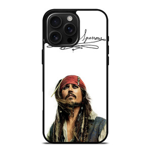 JACK SPARROW SIGNATURE PIRATES OF THE CARIBBEAN iPhone 16 Pro Max Case Cover JACK SPARROW SIGNATURE PIRATES OF THE CARIBBEAN iPhone 16 Pro Max Case Cover