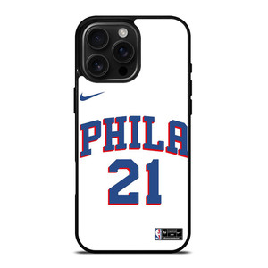 JOEL EMBIID PHILADELPHIA SIXERS KIT iPhone 16 Pro Max Case Cover