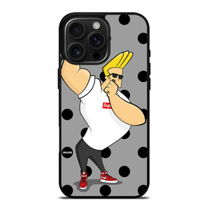 JOHNNY BRAVO CARTOON SUPREME iPhone 16 Pro Max Case Cover