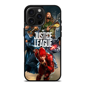JUSTICE LEAGUE DC SUPER HERO iPhone 16 Pro Max Case Cover