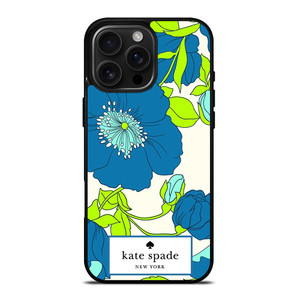 KATE SPADE BLUE FLORAL iPhone 16 Pro Max Case Cover