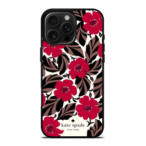 KATE SPADE FLOWER RED iPhone 16 Pro Max Case Cover