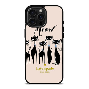 KATE SPADE MEOW CAT iPhone 16 Pro Max Case Cover