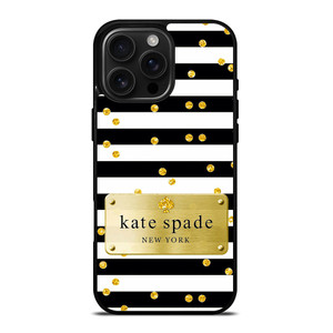 KATE SPADE POLKADOTS GOLD iPhone 16 Pro Max Case Cover