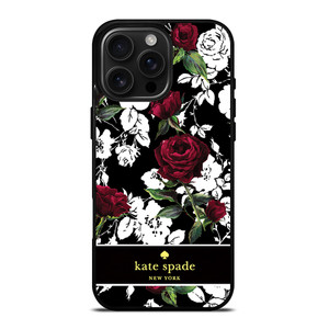 KATE SPADE ROSE RED WHITE iPhone 16 Pro Max Case Cover KATE SPADE ROSE RED WHITE iPhone 16 Pro Max Case Cover