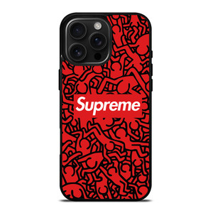 KEITH HARING SUPREME ART iPhone 16 Pro Max Case Cover