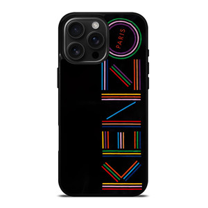 KENZO PARIS COLORFUL LOGO iPhone 16 Pro Max Case Cover