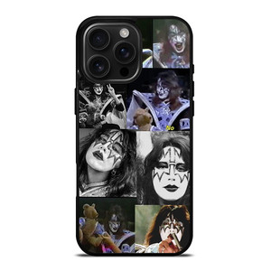 KISS BAND ACE FREHLEY COLLAGE iPhone 16 Pro Max Case Cover