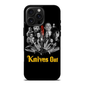 KNIVES OUT MOVIES ALL CAST iPhone 16 Pro Max Case Cover