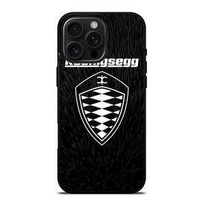 KOENIGSEGG LOGO BLACK PATTERN iPhone 16 Pro Max Case Cover KOENIGSEGG LOGO BLACK PATTERN iPhone 16 Pro Max Case Cover