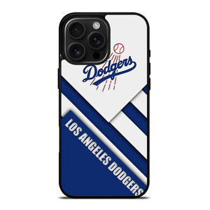 LA DODGERS WHITE BLUE STRIPS iPhone 16 Pro Max Case Cover