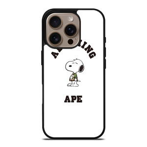 A BATHING APE BAPE SNOOPY iPhone 16 Pro Case Cover A BATHING APE BAPE SNOOPY iPhone 16 Pro Case Cover