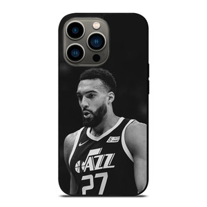 RUDY GOBERT UTAH JAZZ BLACK iPhone 13 Pro Case Cover RUDY GOBERT UTAH JAZZ BLACK iPhone 13 Pro Case Cover