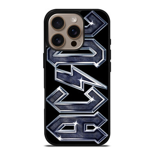 ACDC METAL CARBON LOGO iPhone 16 Pro Case Cover ACDC METAL CARBON LOGO iPhone 16 Pro Case Cover