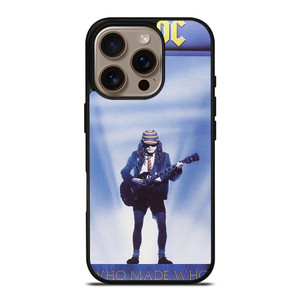 ACDC WHO MADE WHO ALBUM COVER iPhone 16 Pro Case Cover ACDC WHO MADE WHO ALBUM COVER iPhone 16 Pro Case Cover