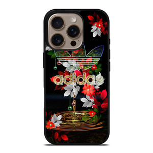 ADIDAS FLOWER PATTERN iPhone 16 Pro Case Cover ADIDAS FLOWER PATTERN iPhone 16 Pro Case Cover