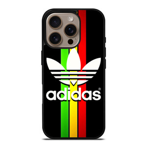 ADIDAS REGGAE STRIPE iPhone 16 Pro Case Cover ADIDAS REGGAE STRIPE iPhone 16 Pro Case Cover