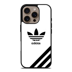 ADIDAS STRIPE BLACK iPhone 16 Pro Case Cover ADIDAS STRIPE BLACK iPhone 16 Pro Case Cover