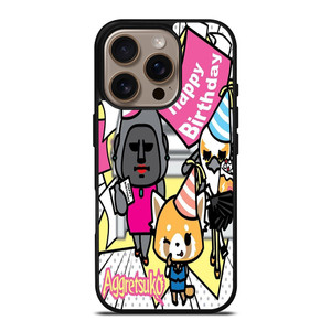 AGGRETSUKO BIRTHDAY PARTY iPhone 16 Pro Case Cover AGGRETSUKO BIRTHDAY PARTY iPhone 16 Pro Case Cover