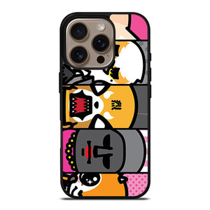 AGGRETSUKO CARTOON COLLAGE iPhone 16 Pro Case Cover AGGRETSUKO CARTOON COLLAGE iPhone 16 Pro Case Cover