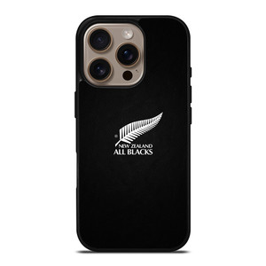 ALL BLACKS NEW ZEALAND LEATHER iPhone 16 Pro Case Cover ALL BLACKS NEW ZEALAND LEATHER iPhone 16 Pro Case Cover