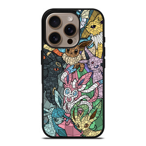 ALL POKEMON EEVEE MOZAIC iPhone 16 Pro Case Cover ALL POKEMON EEVEE MOZAIC iPhone 16 Pro Case Cover