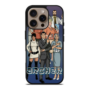 ARCHER CARTOON ALL CAST iPhone 16 Pro Case Cover ARCHER CARTOON ALL CAST iPhone 16 Pro Case Cover