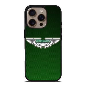 ASTON MARTIN GREEN CARBON iPhone 16 Pro Case Cover ASTON MARTIN GREEN CARBON iPhone 16 Pro Case Cover