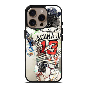 ATLANTA BRAVES ACUNA JR 13 BASEBALL iPhone 16 Pro Case Cover ATLANTA BRAVES ACUNA JR 13 BASEBALL iPhone 16 Pro Case Cover