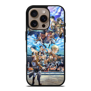 ATTACK ON TITAN ANIME CHARACTER iPhone 16 Pro Case Cover ATTACK ON TITAN ANIME CHARACTER iPhone 16 Pro Case Cover