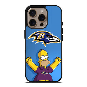 BALTIMORE RAVENS THE SIMPSON iPhone 16 Pro Case Cover BALTIMORE RAVENS THE SIMPSON iPhone 16 Pro Case Cover