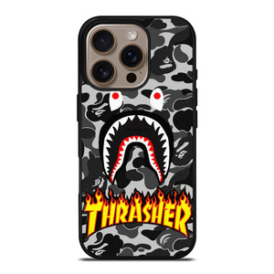 BAPE SHARK THRASHER iPhone 16 Pro Case Cover BAPE SHARK THRASHER iPhone 16 Pro Case Cover