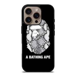 BATHING APE SNAKE SKIN iPhone 16 Pro Case Cover BATHING APE SNAKE SKIN iPhone 16 Pro Case Cover