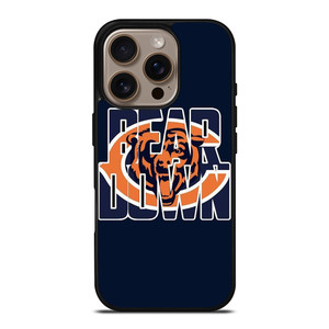 BEAR DOWN CHICAGO BEARS iPhone 16 Pro Case Cover BEAR DOWN CHICAGO BEARS iPhone 16 Pro Case Cover