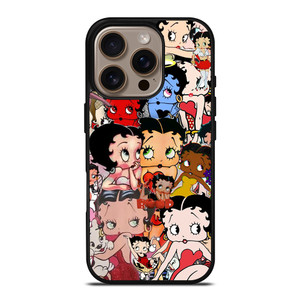 BETTY BOOP COLLAGE FACE iPhone 16 Pro Case Cover BETTY BOOP COLLAGE FACE iPhone 16 Pro Case Cover