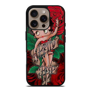 BETTY BOOP ROSE iPhone 16 Pro Case Cover BETTY BOOP ROSE iPhone 16 Pro Case Cover