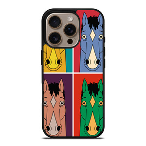 BOJACK HORSEMAN COLORFULL COLLAGE iPhone 16 Pro Case Cover BOJACK HORSEMAN COLORFULL COLLAGE iPhone 16 Pro Case Cover