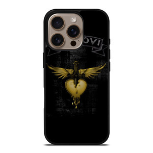 BON JOVI BAND GOLD LOGO iPhone 16 Pro Case Cover BON JOVI BAND GOLD LOGO iPhone 16 Pro Case Cover