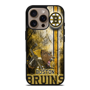 BOSTON BRUINS HOCKEY TEAM LOGO iPhone 16 Pro Case Cover BOSTON BRUINS HOCKEY TEAM LOGO iPhone 16 Pro Case Cover