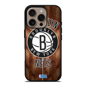 BROOKLYN NETS WOODEN LOGO iPhone 16 Pro Case Cover