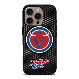 BUFFALO BILLS METAL LOGO iPhone 16 Pro Case Cover