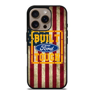 BUILT FORD TOUGH USA FLAG iPhone 16 Pro Case Cover