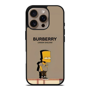 BURBERRY LONDON THE SIMPSONS iPhone 16 Pro Case Cover BURBERRY LONDON THE SIMPSONS iPhone 16 Pro Case Cover