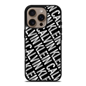 CALVIN KLEIN LOGO PATTERN iPhone 16 Pro Case Cover