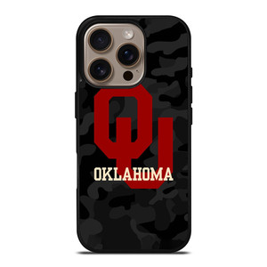 CAMO OKLAHOMA SOONERS LOGO iPhone 16 Pro Case Cover CAMO OKLAHOMA SOONERS LOGO iPhone 16 Pro Case Cover