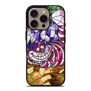 CHESHIRE CAT STAINED GLASS iPhone 16 Pro Case Cover